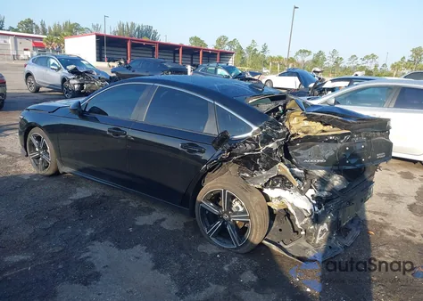 2025 Honda Accord Hybrid Sport из США, поврежденный, VIN 1HGCY2F59SA019312